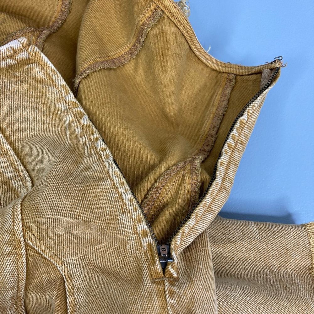 Free People Tan A-Line Skirt - Picture 12 of 14